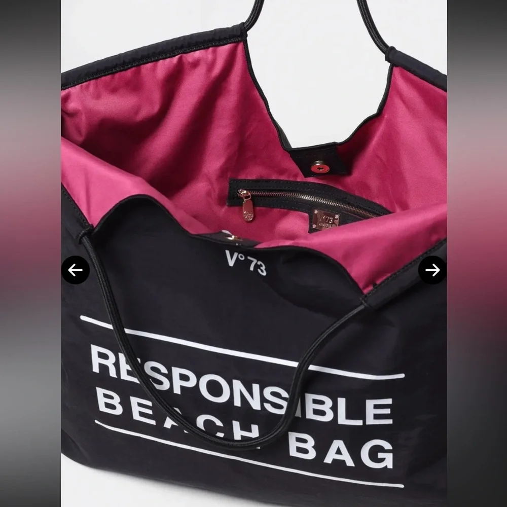 V73 BEACH BAG BLACK - Picture 5 of 10